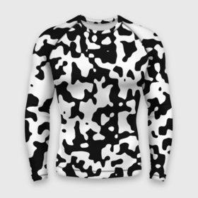 Мужской рашгард 3D с принтом Камуфляж Cowskin средний в Ухте,  |  | Тематика изображения на принте: 