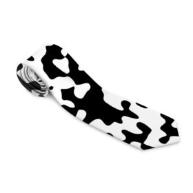 Галстук 3D с принтом Камуфляж Cowskin средний в Ухте, 100% полиэстер | Длина 148 см; Плотность 150-180 г/м2 | Тематика изображения на принте: 