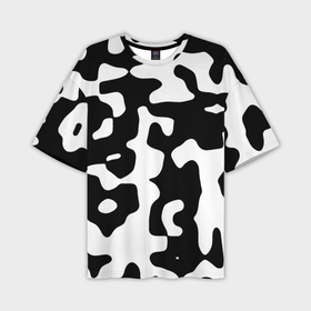 Мужская футболка OVERSIZE 3D с принтом Камуфляж Cowskin крупный в Ухте,  |  | 