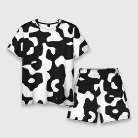 Мужской костюм с шортами 3D с принтом Камуфляж Cowskin крупный в Ухте,  |  | 