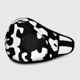 Маска из неопрена с принтом Камуфляж Cowskin крупный в городе Новоалтайск, неопрен 100% | Форма огибающая нос. Резинки для ушей с дополнительной резинкой на затылке. Клапан для выдоха для активного дыхания при занятиях спортом. Эластичный материал маски и окантовки для лучшего растяжения и прилегания маски.  | 