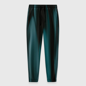 Мужские брюки 3D с принтом Абстрактные волны в темноте в Тюмени, 100% полиэстер | манжеты по низу, эластичный пояс регулируется шнурком, по бокам два кармана без застежек, внутренняя часть кармана из мелкой сетки | 