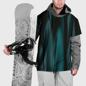 Накидка на куртку 3D с принтом Абстрактные волны в темноте в Белгороде, 100% полиэстер |  | Тематика изображения на принте: 