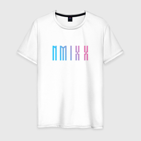 Мужская футболка хлопок с принтом Nmixx kpop группа в Курске, 100% хлопок | прямой крой, круглый вырез горловины, длина до линии бедер, слегка спущенное плечо. | 