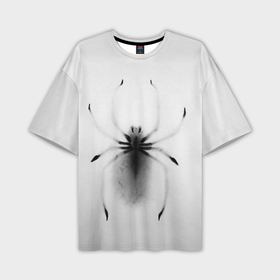 Мужская футболка OVERSIZE 3D с принтом Взгляд снизу паук в Тюмени,  |  | 