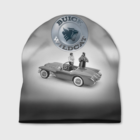 Шапка 3D с принтом Buick Wildcat   cabriolet   Retro в Белгороде, 100% полиэстер | универсальный размер, печать по всей поверхности изделия | 