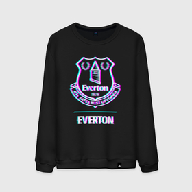 Мужской свитшот хлопок с принтом Everton FC в стиле glitch в Петрозаводске, 100% хлопок |  | 