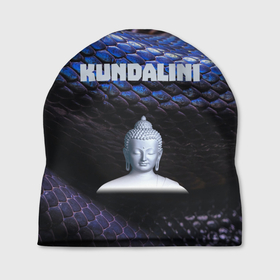 Шапка 3D с принтом Будда, раскрывающий Кундалини в Курске, 100% полиэстер | универсальный размер, печать по всей поверхности изделия | Тематика изображения на принте: 