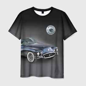 Мужская футболка 3D с принтом Buick Wildcat   cabriolet в Курске, 100% полиэфир | прямой крой, круглый вырез горловины, длина до линии бедер | 