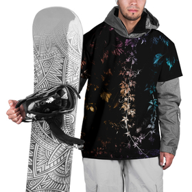 Накидка на куртку 3D с принтом Magic Foliage в Новосибирске, 100% полиэстер |  | Тематика изображения на принте: 