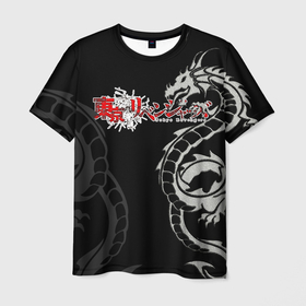 Мужская футболка 3D с принтом Токийские мстители аниме драконы в Кировске, 100% полиэфир | прямой крой, круглый вырез горловины, длина до линии бедер | 