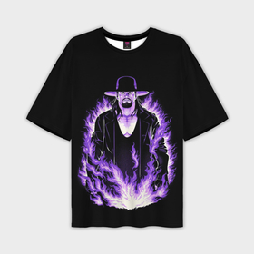 Мужская футболка OVERSIZE 3D с принтом The phenom undertaker в Петрозаводске,  |  | Тематика изображения на принте: 