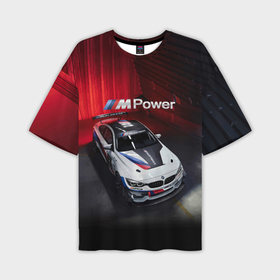 Мужская футболка OVERSIZE 3D с принтом BMW M4 GT4   Motorsport ,  |  | Тематика изображения на принте: 