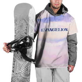 Накидка на куртку 3D с принтом Evangelion sky clouds в Петрозаводске, 100% полиэстер |  | 