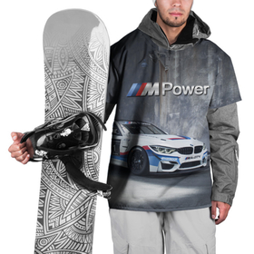 Накидка на куртку 3D с принтом BMW M4 GT4   racing team   motorsport в Петрозаводске, 100% полиэстер |  | Тематика изображения на принте: 