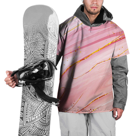 Накидка на куртку 3D с принтом Коралловый мрамор , 100% полиэстер |  | Тематика изображения на принте: 