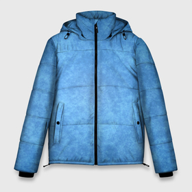 Мужская зимняя куртка 3D с принтом Текстура: аквамарин в Новосибирске, верх — 100% полиэстер; подкладка — 100% полиэстер; утеплитель — 100% полиэстер | длина ниже бедра, свободный силуэт Оверсайз. Есть воротник-стойка, отстегивающийся капюшон и ветрозащитная планка. 

Боковые карманы с листочкой на кнопках и внутренний карман на молнии. | 