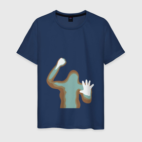 Мужская футболка хлопок с принтом Где выход в Рязани, 100% хлопок | прямой крой, круглый вырез горловины, длина до линии бедер, слегка спущенное плечо. | 