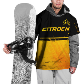 Накидка на куртку 3D с принтом Citroen   gold gradient: символ сверху , 100% полиэстер |  | Тематика изображения на принте: 