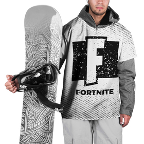 Накидка на куртку 3D с принтом Fortnite с потертостями на светлом фоне в Тюмени, 100% полиэстер |  | 