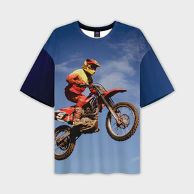 Мужская футболка OVERSIZE 3D с принтом Мотофристайл в Тюмени,  |  | 