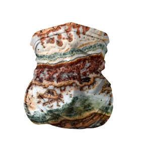 Бандана-труба 3D с принтом Натуральный природный камень агат в Тюмени, 100% полиэстер, ткань с особыми свойствами — Activecool | плотность 150‒180 г/м2; хорошо тянется, но сохраняет форму | 