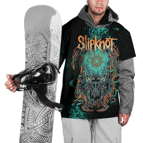 Накидка на куртку 3D с принтом Slipknot monster в Новосибирске, 100% полиэстер |  | 
