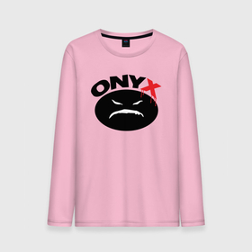 Мужской лонгслив хлопок с принтом Onyx logo black в Кировске, 100% хлопок |  | Тематика изображения на принте: 