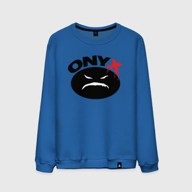 Мужской свитшот хлопок с принтом Onyx logo black в Кировске, 100% хлопок |  | 