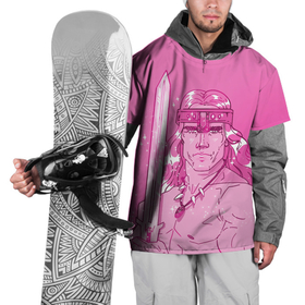 Накидка на куртку 3D с принтом Конан Арнольд   Конан варвар в Курске, 100% полиэстер |  | 
