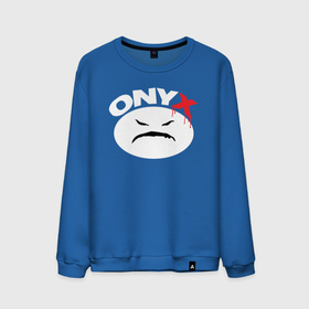 Мужской свитшот хлопок с принтом Onyx logo white в Кировске, 100% хлопок |  | Тематика изображения на принте: 