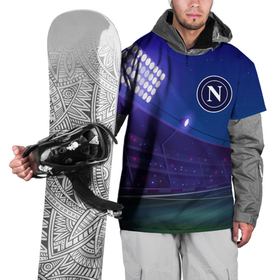 Накидка на куртку 3D с принтом Napoli ночное поле в Екатеринбурге, 100% полиэстер |  | Тематика изображения на принте: 