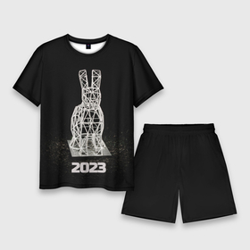Мужской костюм с шортами 3D с принтом Кролик 2023: к концу года его соберут в Белгороде,  |  | 