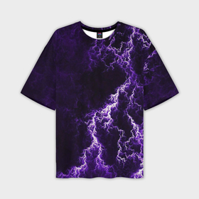 Мужская футболка OVERSIZE 3D с принтом Темные грозовые облака в Белгороде,  |  | 