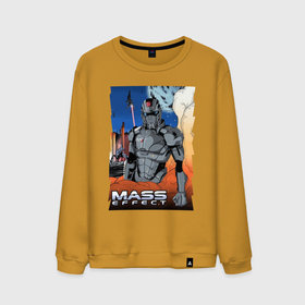 Мужской свитшот хлопок с принтом Mass Effect N7   Warrior в Белгороде, 100% хлопок |  | 