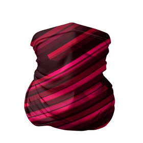 Бандана-труба 3D с принтом Красное на черном объемная диагональ в Санкт-Петербурге, 100% полиэстер, ткань с особыми свойствами — Activecool | плотность 150‒180 г/м2; хорошо тянется, но сохраняет форму | 