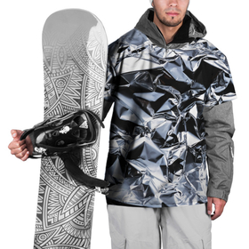Накидка на куртку 3D с принтом Aesthetic visual art silver , 100% полиэстер |  | Тематика изображения на принте: 