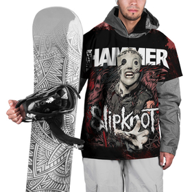 Накидка на куртку 3D с принтом Slipknot Hammer в Кировске, 100% полиэстер |  | 