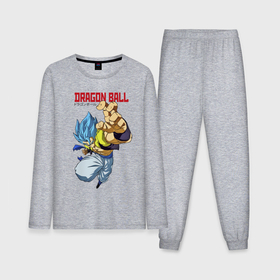 Мужская пижама хлопок (с лонгсливом) с принтом Dragon Ball   Бросок в Курске,  |  | 