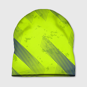Шапка 3D с принтом Green sport style , 100% полиэстер | универсальный размер, печать по всей поверхности изделия | 