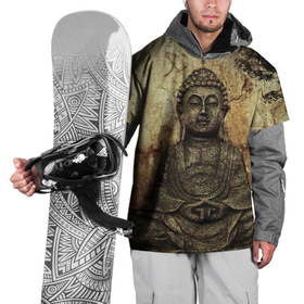 Накидка на куртку 3D с принтом Статуя Будды в Тюмени, 100% полиэстер |  | 