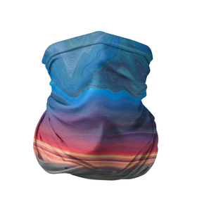 Бандана-труба 3D с принтом Цветной переливающийся абстрактный песок в Белгороде, 100% полиэстер, ткань с особыми свойствами — Activecool | плотность 150‒180 г/м2; хорошо тянется, но сохраняет форму | Тематика изображения на принте: 