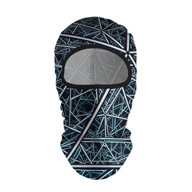 Балаклава 3D с принтом Абстрактное множество технологичных связей в Белгороде, 100% полиэстер, ткань с особыми свойствами — Activecool | плотность 150–180 г/м2; хорошо тянется, но при этом сохраняет форму. Закрывает шею, вокруг отверстия для глаз кайма. Единый размер | 