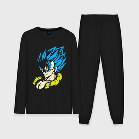 Мужская пижама хлопок (с лонгсливом) с принтом Goku Son   Dragon Ball   Воин ,  |  | 