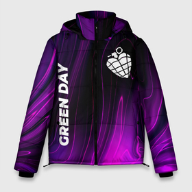 Мужская зимняя куртка 3D с принтом Green Day violet plasma в Екатеринбурге, верх — 100% полиэстер; подкладка — 100% полиэстер; утеплитель — 100% полиэстер | длина ниже бедра, свободный силуэт Оверсайз. Есть воротник-стойка, отстегивающийся капюшон и ветрозащитная планка. 

Боковые карманы с листочкой на кнопках и внутренний карман на молнии. | Тематика изображения на принте: 
