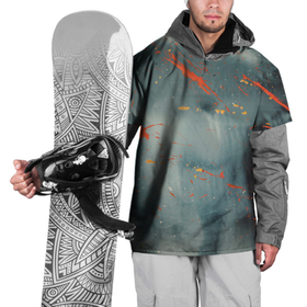 Накидка на куртку 3D с принтом Абстрактное множество костюмов в тумане и краски в Петрозаводске, 100% полиэстер |  | 