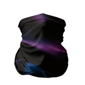 Бандана-труба 3D с принтом Абстрактные фиолетовые волны в Екатеринбурге, 100% полиэстер, ткань с особыми свойствами — Activecool | плотность 150‒180 г/м2; хорошо тянется, но сохраняет форму | 