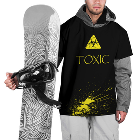 Накидка на куртку 3D с принтом TOXIC   Биологическая опасность в Санкт-Петербурге, 100% полиэстер |  | Тематика изображения на принте: 