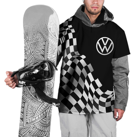 Накидка на куртку 3D с принтом Volkswagen racing flag в Белгороде, 100% полиэстер |  | 