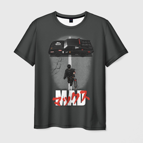 Мужская футболка 3D с принтом Mad Max and Akira в Санкт-Петербурге, 100% полиэфир | прямой крой, круглый вырез горловины, длина до линии бедер | Тематика изображения на принте: 